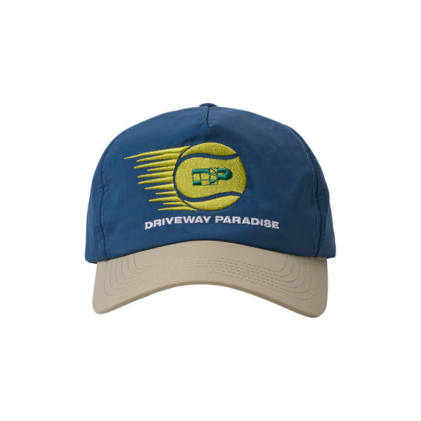 DRIVEWAY PARADISE - DP TENNIS HAT - NAVY/GREY -