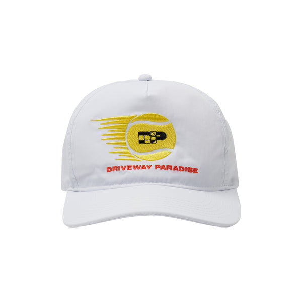 DRIVEWAY PARADISE - DP TENNIS HAT - WHITE -
