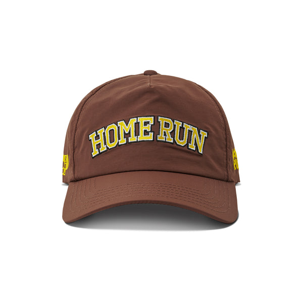 DRIVEWAY PARADISE - HOME RUN RUNNING HAT - BROWN -