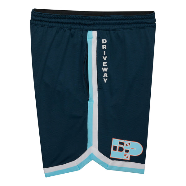 DRIVEWAY PARADISE - MESH BASKETBALL SHORT - MIDNIGHT NAVY - SHORTS