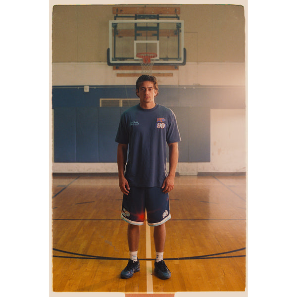 DRIVEWAY PARADISE - MESH BASKETBALL SHORT - MIDNIGHT NAVY - SHORTS