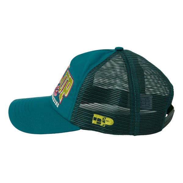 DRIVEWAY PARADISE - PICK UP SPORTS TRUCKER HAT - BOTTLE GREEN -