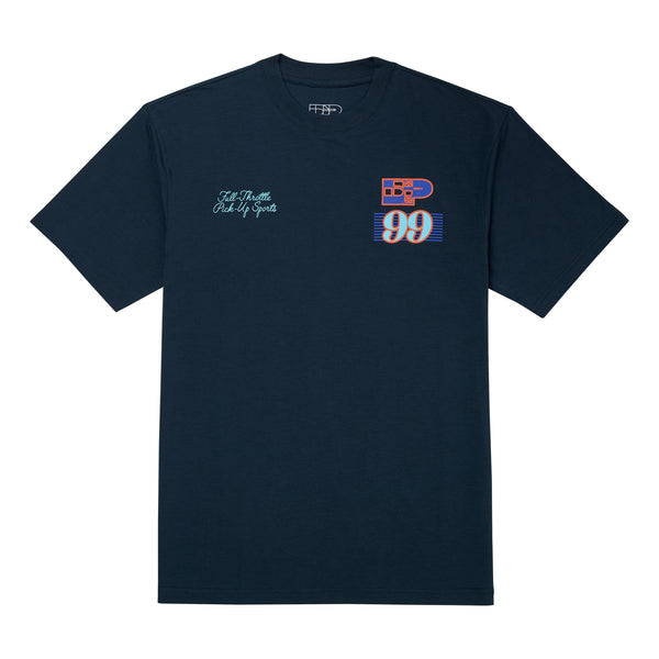 DRIVEWAY PARADISE - PICK UP TEE - MINTY BOI™ - MIDNIGHT NAVY -