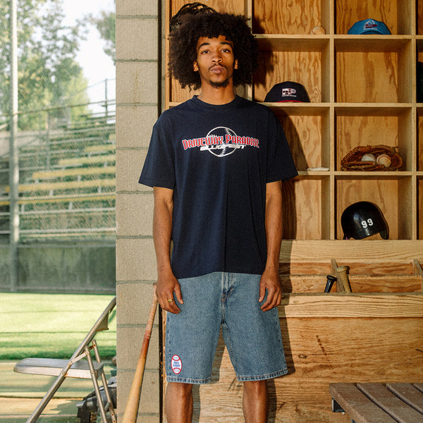 DRIVEWAY PARADISE - PICK UP TEE - MINTY BOI™ - NAVY - T-Shirt