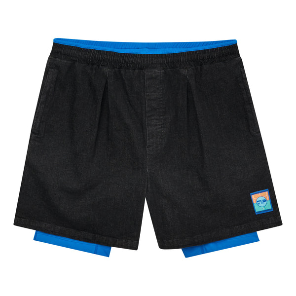 DRIVEWAY PARADISE - SPORT JORT - BLACK DENIM -