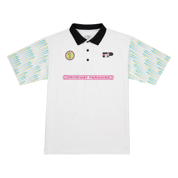 DRIVEWAY PARADISE - VINTAGE SPORTS POLO - WHITE - Polo Shirt